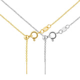 14k Yellow Necklace Water Wave Chain Snake Bone DIY Pendant Necklace