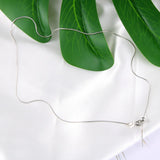 14k Yellow Necklace Water Wave Chain Snake Bone DIY Pendant Necklace