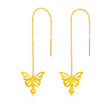 Butterfly Drop Earrings for Women Tassel Earrings Fine Jewelry