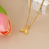 18k Pure Mermaid Pendant Thick Necklace Pendants