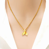 18k Pure Mermaid Pendant Thick Necklace Pendants