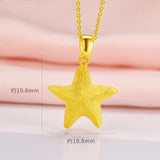 18k Pure Star Pendant Necklace for Women - Engagement Jewelry