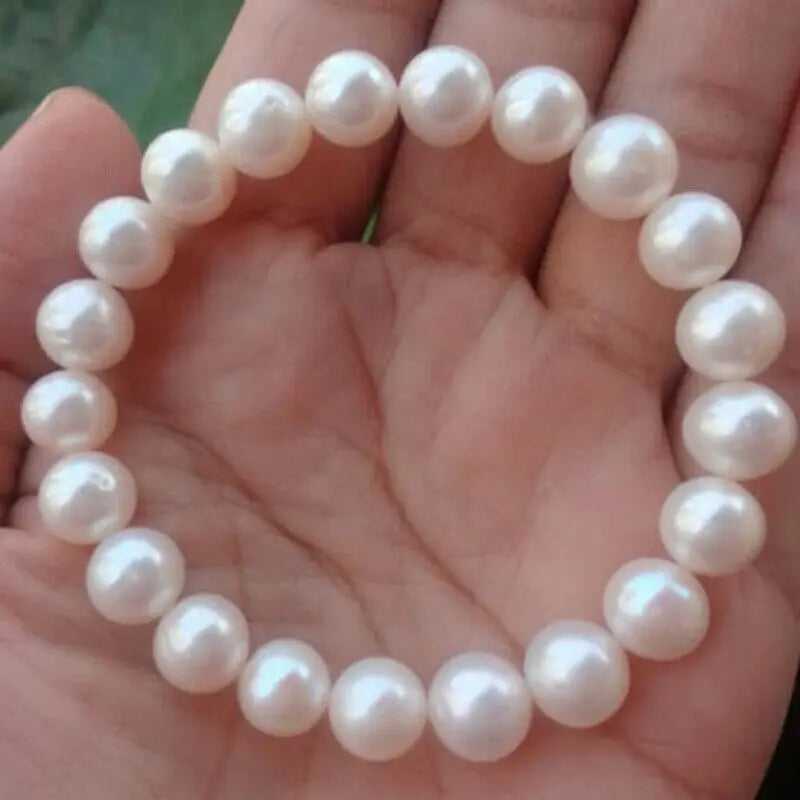 9-10MM Freshwater Pearl Stretchy Bracelet 7.5''