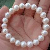 9-10MM Freshwater Pearl Stretchy Bracelet 7.5''