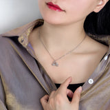 925 Silver Bicycle Pendant Necklace 18 Inch