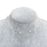 925 Silver Necklace Natural Freshwater Pearl Chokers Jewelry Gift