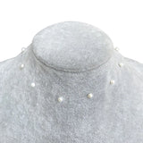 925 Silver Necklace Natural Freshwater Pearl Chokers Jewelry Gift