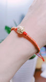 925 Sterling Silver 24K Bracelet Zodiac Pig Jewelry