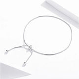 925 Silver Snake Charm Anklet Foot Bracelet Jewelry