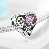 925 Silver Angel Wings Dream Catcher Skull Beads for Bracelets