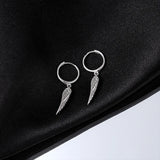 925 Silver Angle Wing Drop Earrings Little Earring Fine Jewelry Women Girls