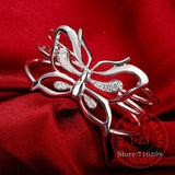 925 Silver Butterfly Bracelet for Women Wedding