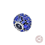 925 Silver Chiselled Charm Beads Jewelry Making Bracelet Kralen Bijoux Femme