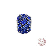 925 Silver Chiselled Charm Beads Jewelry Making Bracelet Kralen Bijoux Femme