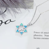 925 Sterling Silver Fire Opal Necklace Cross Necklaces Pendants