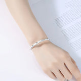 925 Silver Bracelet Women Party Jewelry Charm Pulseira Feminina