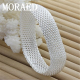 925 Silver Braided Bangles Wedding Party Bracelet Jewelry
