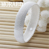 925 Silver Braided Bangles Wedding Party Bracelet Jewelry