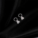 925 Silver Pull-tab Stud Earrings Hypoallergenic Jewelry