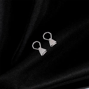 925 Silver Pull-tab Stud Earrings Hypoallergenic Jewelry