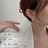 925 Silver Pull-tab Stud Earrings Hypoallergenic Jewelry