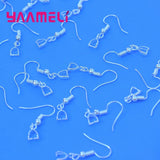925 Silver Clasp Hook Earrings Component DIY Findings 50PCS