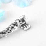 925 Silver Clip Bead Bracelet for Women, Fit Reflexions Charms, Jewelry B055