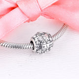 925 Sterling Silver Club Charm Metal Beads for Jewelry Making