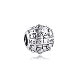 925 Sterling Silver Club Charm Metal Beads for Jewelry Making