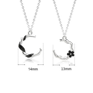 925 Silver Couple Necklaces Pendant Necklace For Women Men