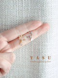 925 Silver Crystal Leaf Drop Earrings Noble 14k Plating Party Jewelry
