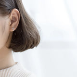 925 Silver Hollow Dolphin Stud Earrings for Kids Girls