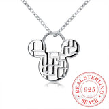 925 Sterling Silver Tag Pendant Necklace, 18 Inches Chain