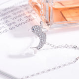 925 Sterling Silver Dolphin Pendant Necklace & Chain For Women