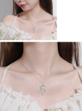925 Silver Dream Catcher Necklace Net Red Clavicle Pendant Jewelry