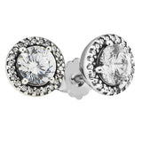 925 Silver Earrings Classic Studs Wedding Jewelry Gift