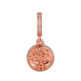 925 Silver Family Roots Dangle Charm Bead for Europe Bracelet
