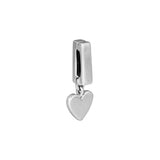 925 Sterling Silver Heart Clip Charm for Reflexions Bracelet