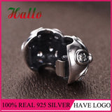 925 Sterling Silver Flower Clip Charms for Bracelet Charm Bead DIY Jewelry