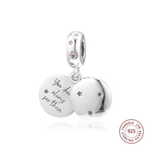 925 Silver Forever Sisters Charms Beads Europe Bracelets Necklaces