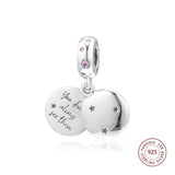 925 Silver Forever Sisters Charms Beads Europe Bracelets Necklaces