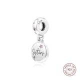 925 Silver Forever Sisters Charms Beads Europe Bracelets Necklaces