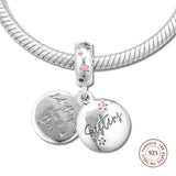 925 Silver Forever Sisters Charms Beads Europe Bracelets Necklaces