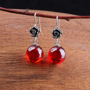925 Silver Geometric Metal Style Earrings