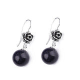 925 Silver Geometric Metal Style Earrings