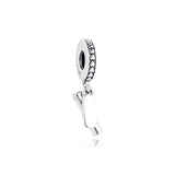 925 Silver Graduation Scroll Dangle Charm Bead for Bracelets