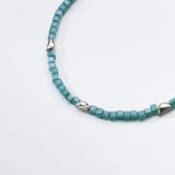 925 Silver Green Crystal Square Bracelet Women Party Jewelry