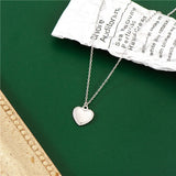 925 Silver Heart Pendant Necklaces on Chain