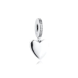 925 Silver Heart of Winter Dangle Charm for Bracelet