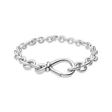 925 Silver Heart Bangle Bracelet for Women Jewelry